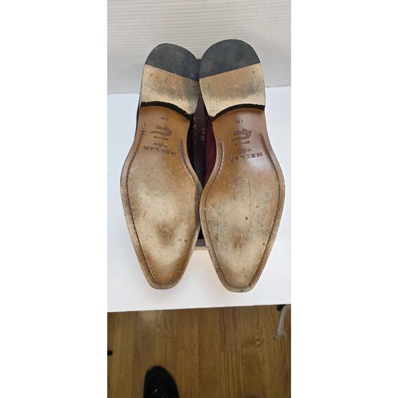 Mezlan Mens shoes size 11m Red Crocodile and Suede 14631-F - Picture 2 of 11